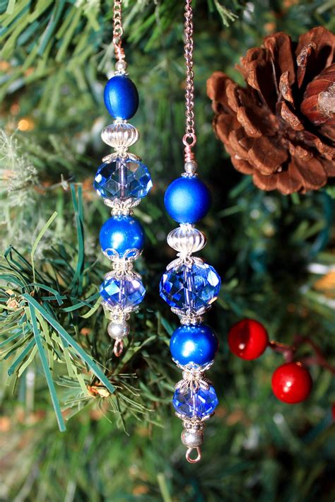 blue ornaments for home.